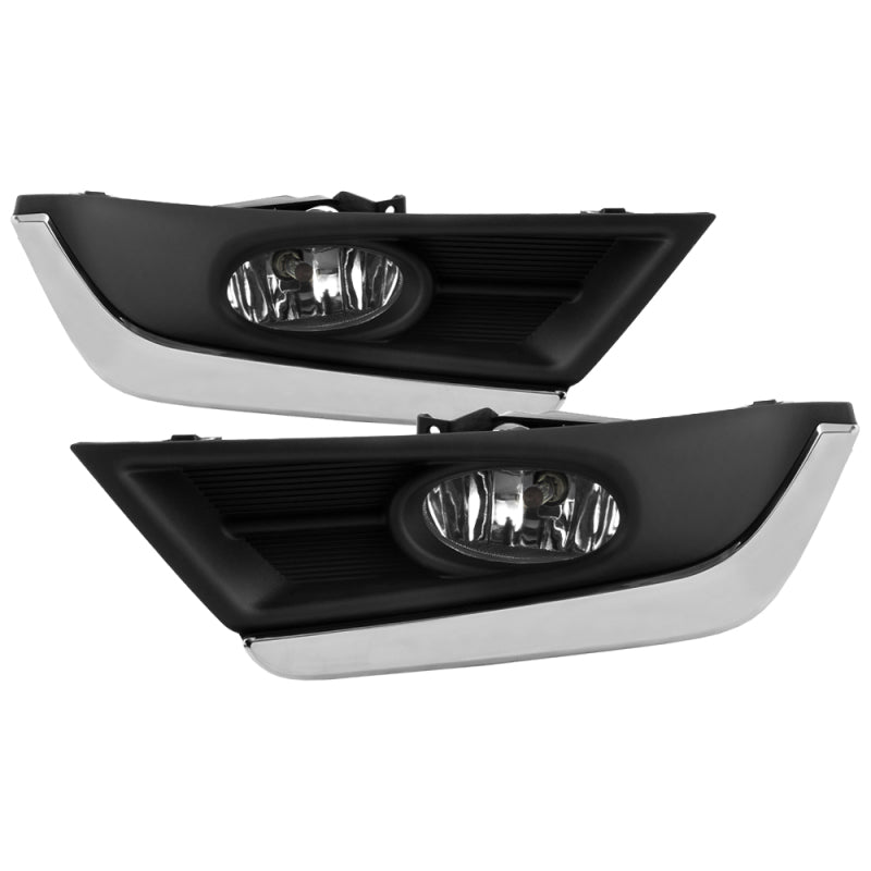 Spyder 17-18 Honda CRV OEM Chrome Trim Fog Lights w/Switch &amp; Cover - Clear (FL-HCRV2017-C)