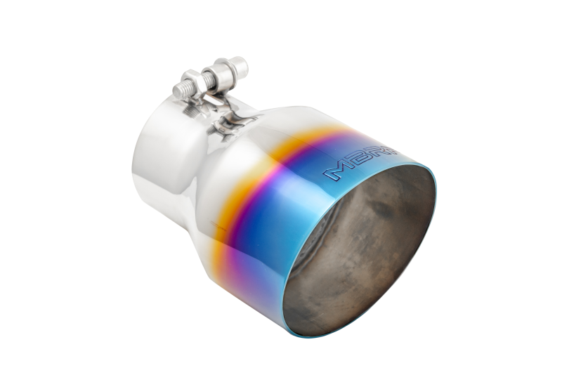 MBRP Universal Stainless Steel Dual Wall Tip 4.5in OD/3in Inlet/6.13in L - T5180BE