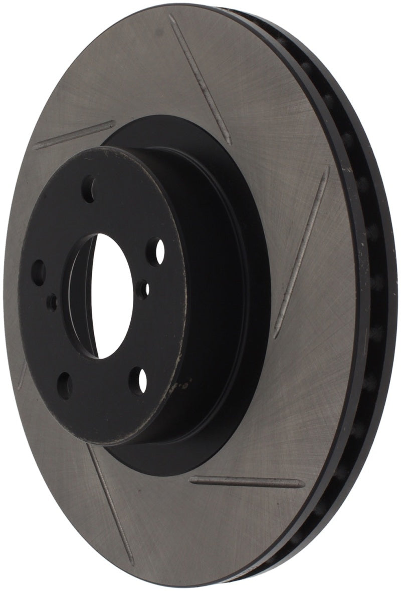 StopTech Power Slot 00-05 Legacy / 7/98-08 Impreza Front Left Sportstop Slotted Rotor - 126.47012SL
