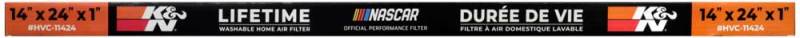 K&N HVAC Filter - 14 X 24 X 1 - HVC-11424