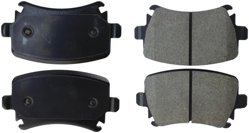 StopTech Performance 08-13 Audi S3 Rear Brake Pads - 309.11081 for 2009-2016 Volkswagen CC - front view