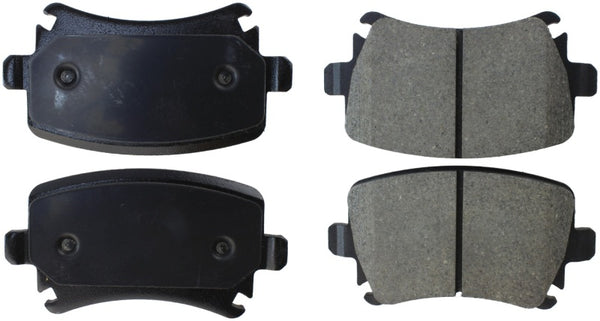 StopTech Performance 08-13 Audi S3 Rear Brake Pads - 309.11081 for 2009-2016 Volkswagen CC - front view