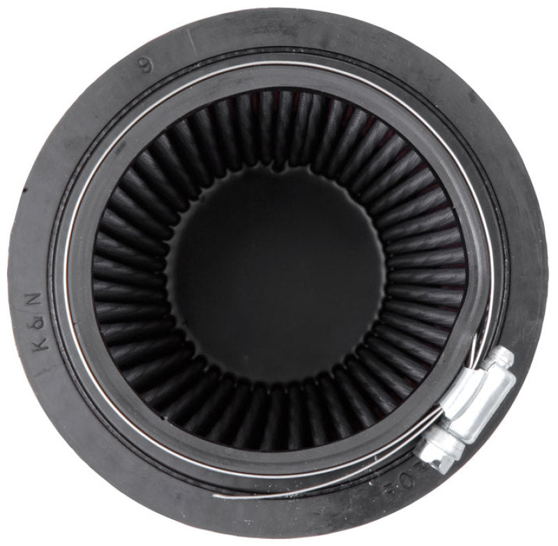K&amp;N Universal Rubber Filter Round Tprd 3.313in Flange ID x 4.75in Base OD x 3.5in Top OD x 6.5in H - RU-2710