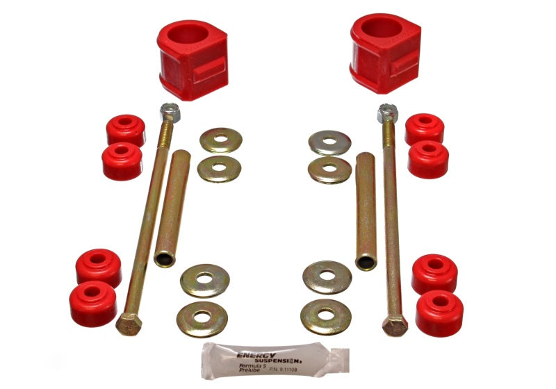 Energy Suspension Gm 4 X Frt Stab Bar Bush - Red - 3.5136R for 1988-2000 GMC K2500 - front view