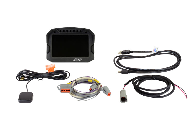 AEM CD-5G Carbon Digital Dash Display w/ Interal 10Hz GPS &amp; Antenna - 30-5602
