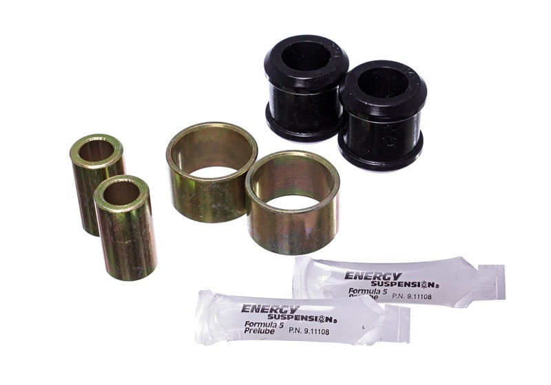 Energy Suspension 07-14 Jeep Wrangler Black Rear Track Arm Bushing Set - 2.7107G for 2007-2018 Jeep Wrangler - front view