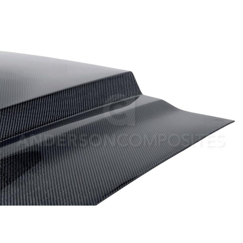 Anderson Composites 10-14 Ford Mustang/Shelby GT500 and 2013-2014 GT/V6 Ram Air Type-CR Hood - AC-HD1011FDMU-TS