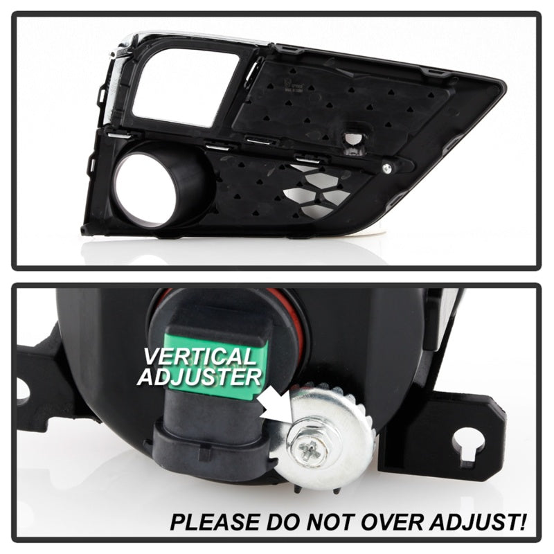 Spyder Honda Odyssey 2018-2020 OEM Fog Light W/OEM Style Switch - H8 (Included) - Clear - 5086303