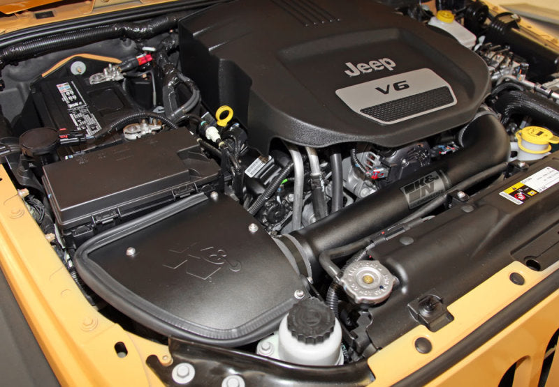 K&amp;N 71 Series Performance Intake Kit for 12-18 Jeep Wrangler 3.6L V6 (12-15 CARB Approved) - 71-1566