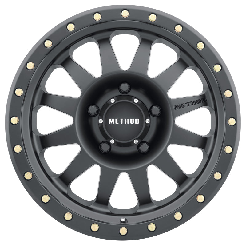 Method MR304 Double Standard 17x8.5 0mm Offset 5x5 94mm CB Matte Black Wheel - MR30478550500