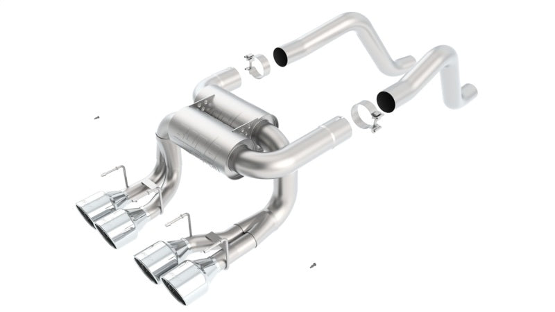 Borla 06-12 Chevrolet Corvette Z06/ZR1 6.2L/7.0L 8cyl Aggressive ATAK Exhaust (rear section only) - 11822