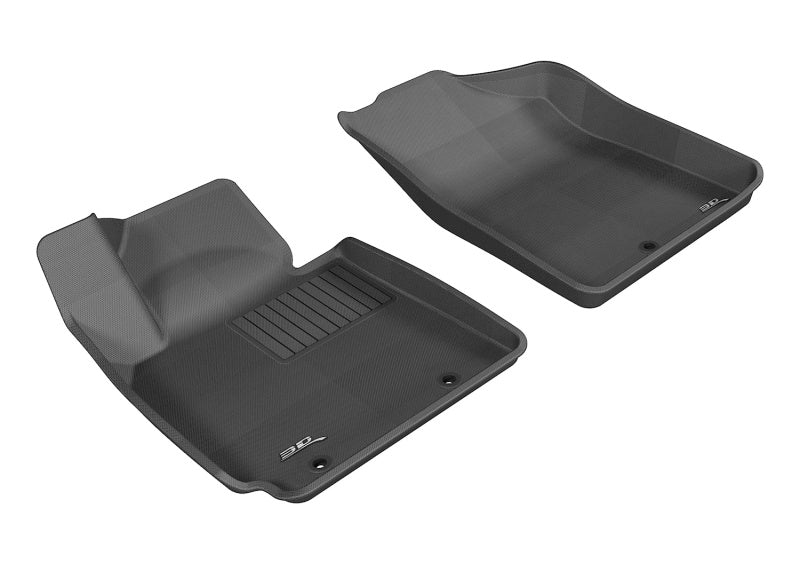 3D MAXpider 2012-2017 Hyundai Veloster Kagu 1st Row Floormat - Black - L1HY02011509