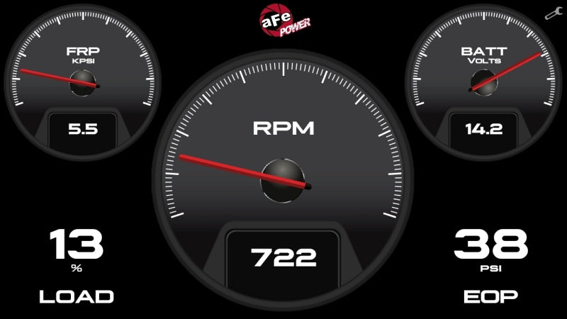 aFe AGD Advanced Gauge Display Digital 5.5in Monitor 08-18 Dodge/RAM/Ford/GM Diesel Trucks - 77-91001