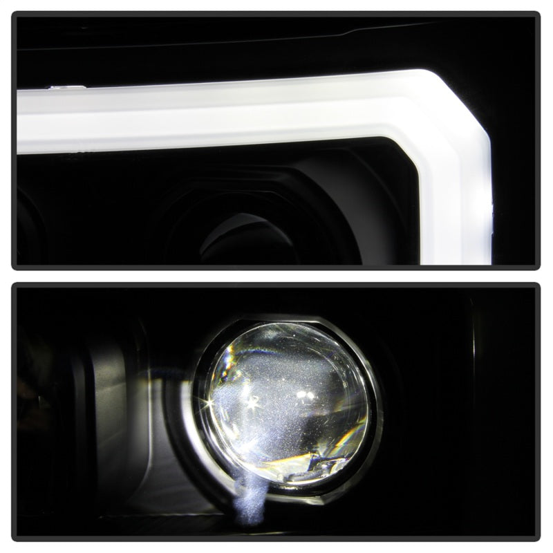 Spyder GMC Sierra 1500/2500/3500 07-13 Denali 08-13 LED Headlights Blk PRO-YD-GS07V2PL-BK - 5087522
