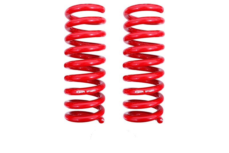 BMR 08-18 Dodge Challenger Rear Lowering Springs 1.25in Drop Performance Version - Red - SP112R