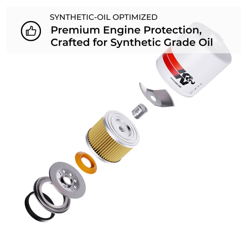 K&amp;N Performance Gold Oil Filter - HP-1002