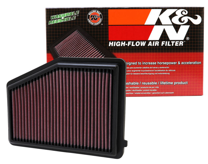 K&N Replacement Air Filter for 12 Honda Civic 1.8L L4 - 33-2468