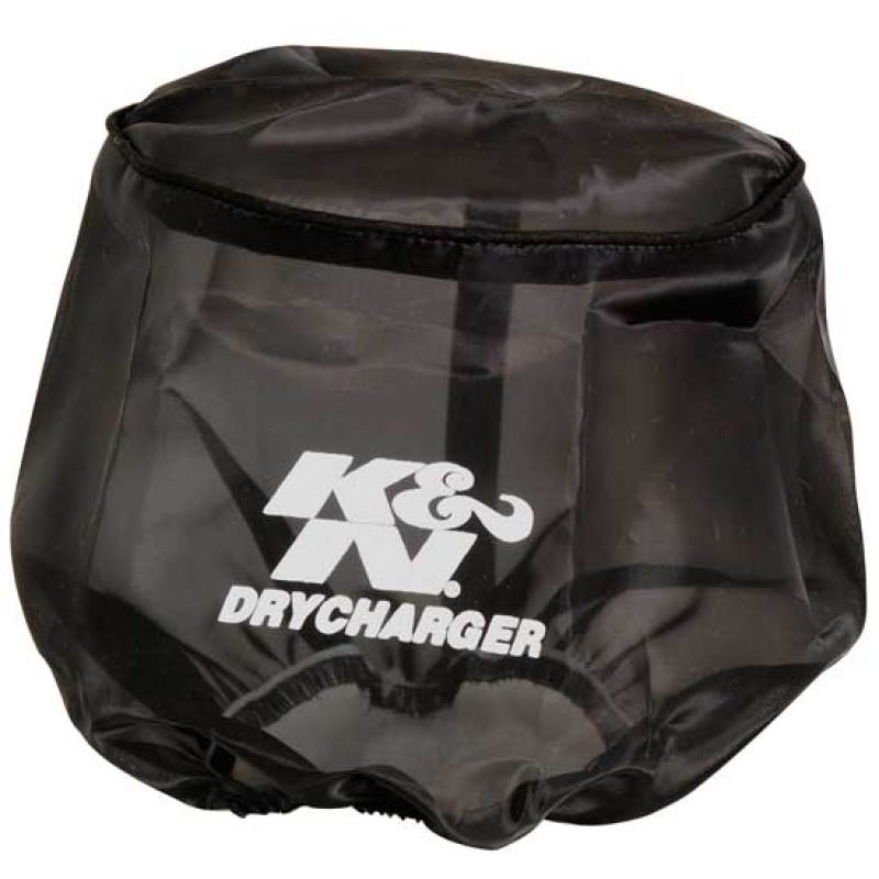K&N Drycharger Round Tapered Black Filter Wrap - RC-5173DK by K&N Engineering - front view