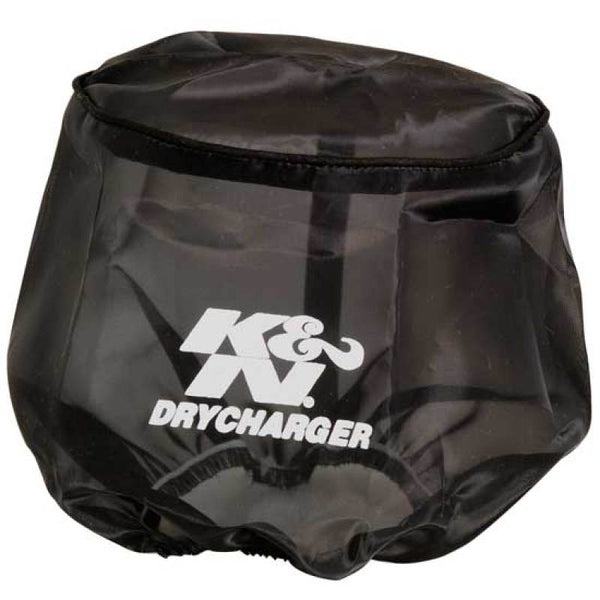 K&N Drycharger Round Tapered Black Filter Wrap - RC-5173DK by K&N Engineering - front view