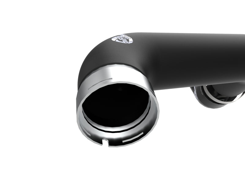 aFe BladeRunner Black Intercooler Hot &amp; Cold Side Tubes Combo 19-20 GM Trucks 1500 L4-2.7L (t) - 46-20424-B
