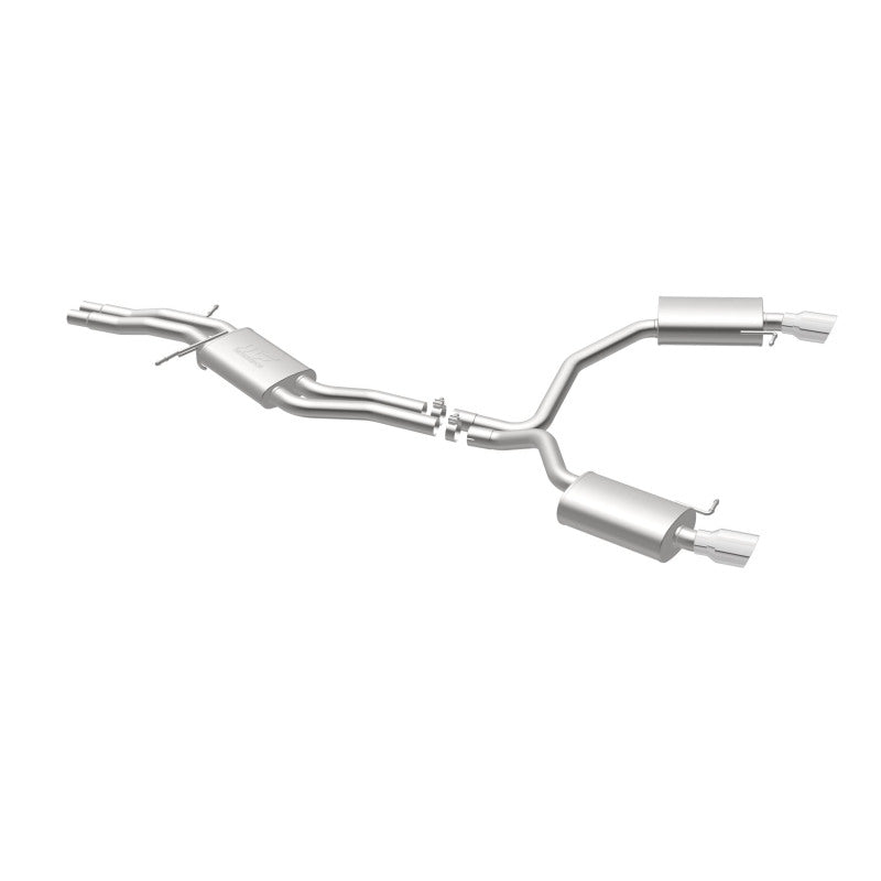 MagnaFlow Sys C/B 12-15 Audi A6 / A7 3.0L V6 SS 2.5in Dual Split Rear Ext 4in Tips - 19159