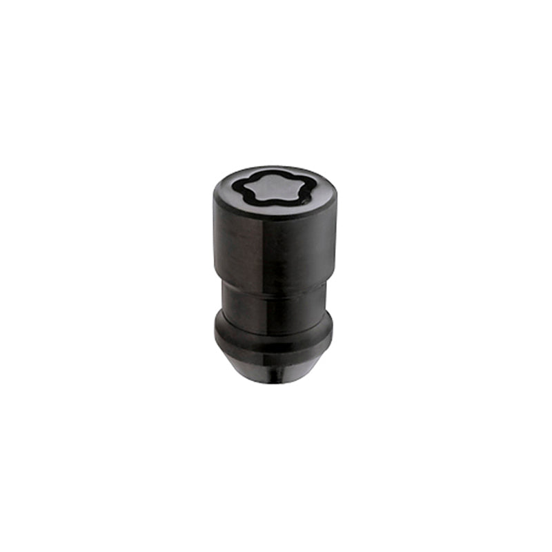 McGard Wheel Lock Nut Set - 4pk. (Cone Seat) M12X1.5 / 19mm &amp; 21mm Dual Hex / 1.46in. Length - Black