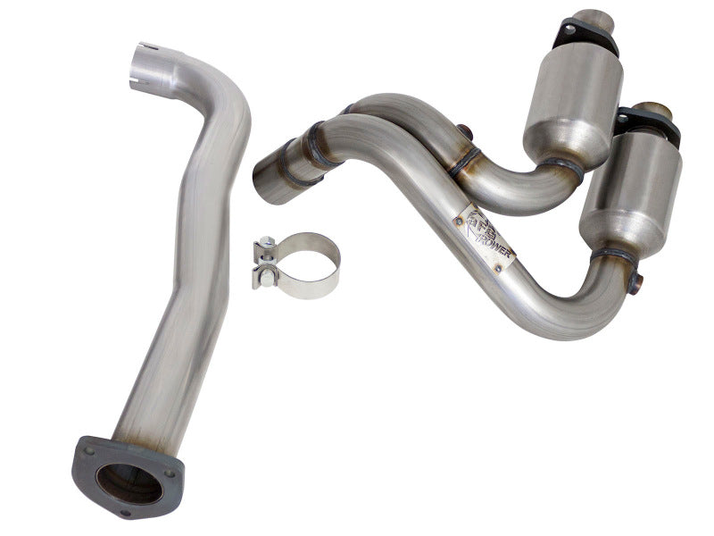aFe Power Direct Fit Catalytic Converter Replacements Front 00-03 Jeep Wrangler (TJ) I6-4.0L - 47-48001