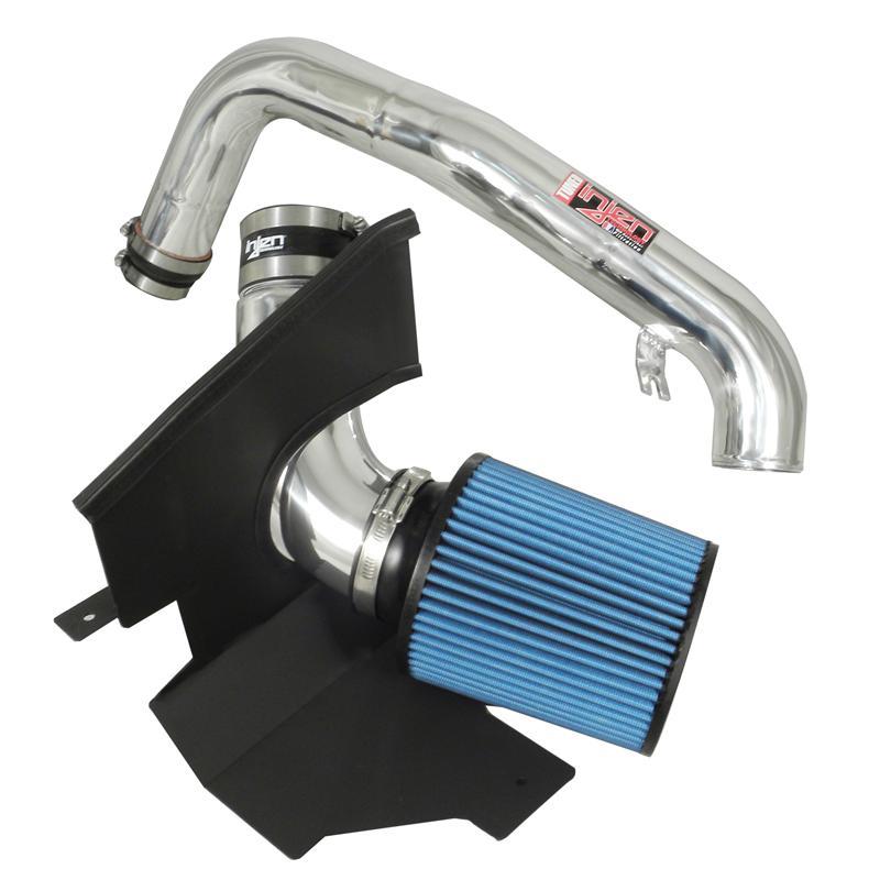 Injen 13-14 Ford Focus ST 2.0L (t) 4cyl Polished Short Ram Intake w/MR Tech &amp; Heat Shield - SP9001P