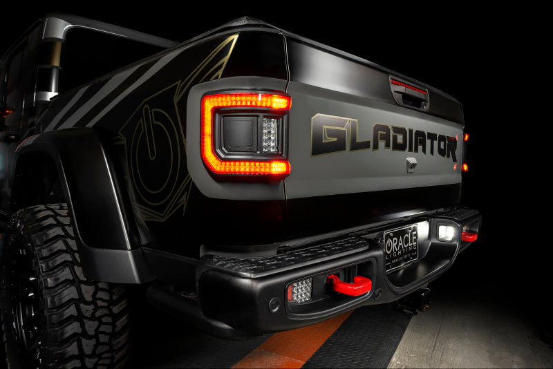 Oracle 2020+ Jeep Gladiator JT Flush Mount LED Tail Lights -  Tinted Lens - 5882-504-T