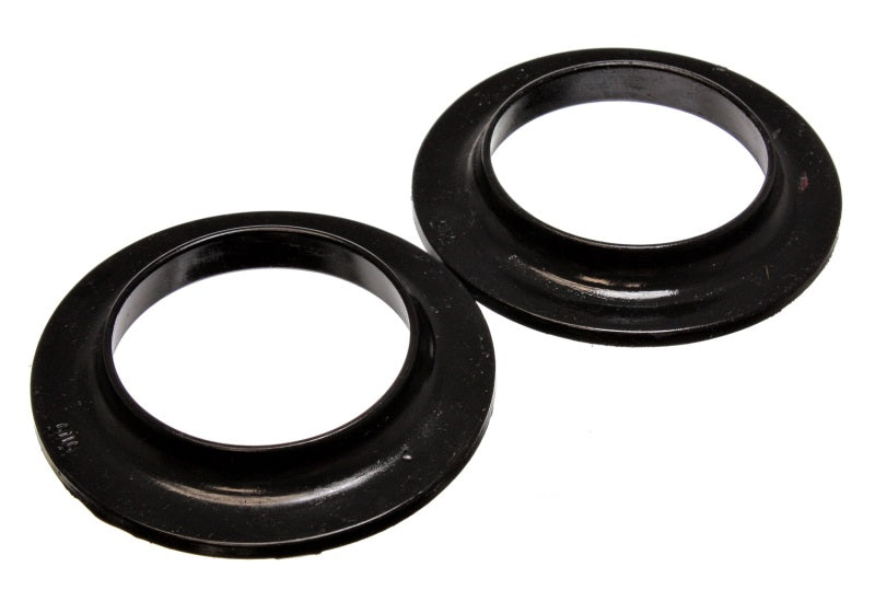 Energy Suspension Universal 3-3/4in ID 5-13/16in OD 7/8in H Black Coil Spring Isolators (2 per set) - 9.6108G