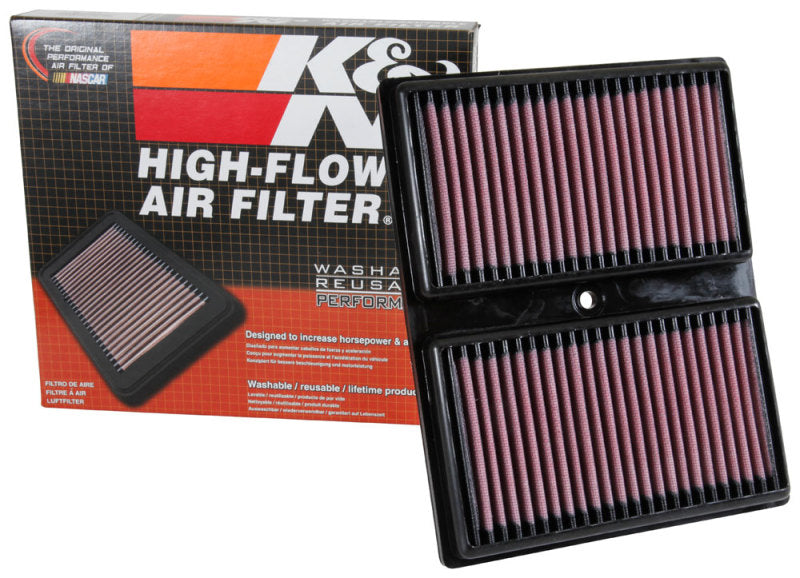 K&N 15-17 Audi A1 L3-1.0L F/l - Replacement Drop In Air Filter - 33-3037