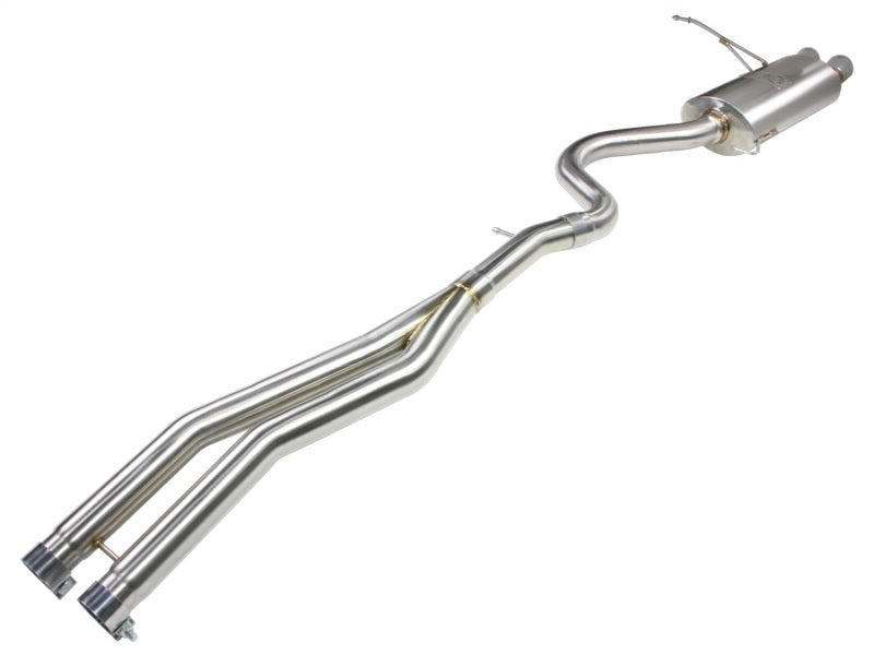 aFe MACHForce Exhaust Cat-Back SS-304 w/ Polished Tips 07-13 BMW 328i (E92/93) L6 3.0L Non-Turbo - 49-36313
