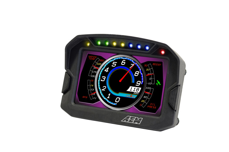 AEM CD-5G Carbon Digital Dash Display w/ Interal 10Hz GPS &amp; Antenna