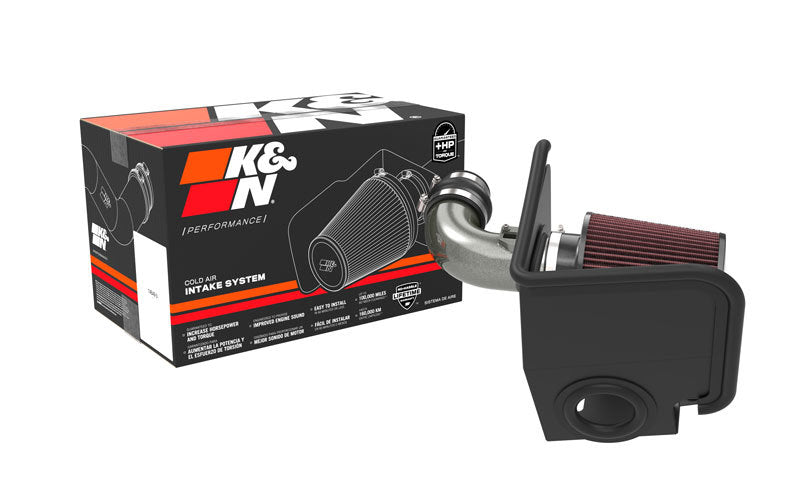 K&amp;N 2021 Mazda 3 2.5L Turbo L4 Silver Typhoon Intake - 69-6036TC