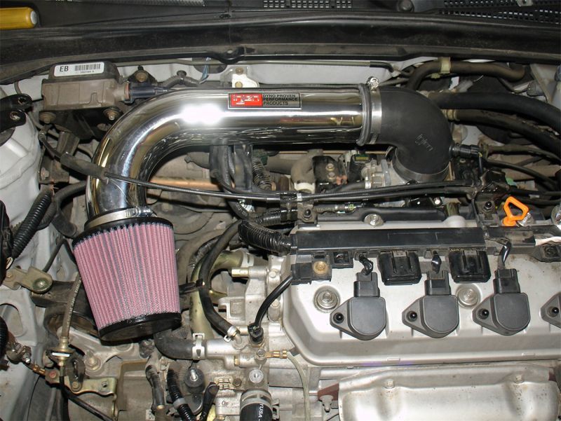 Injen 01-04 Civic Dx Lx Ex Hx Polished Short Ram Intake - IS1565P