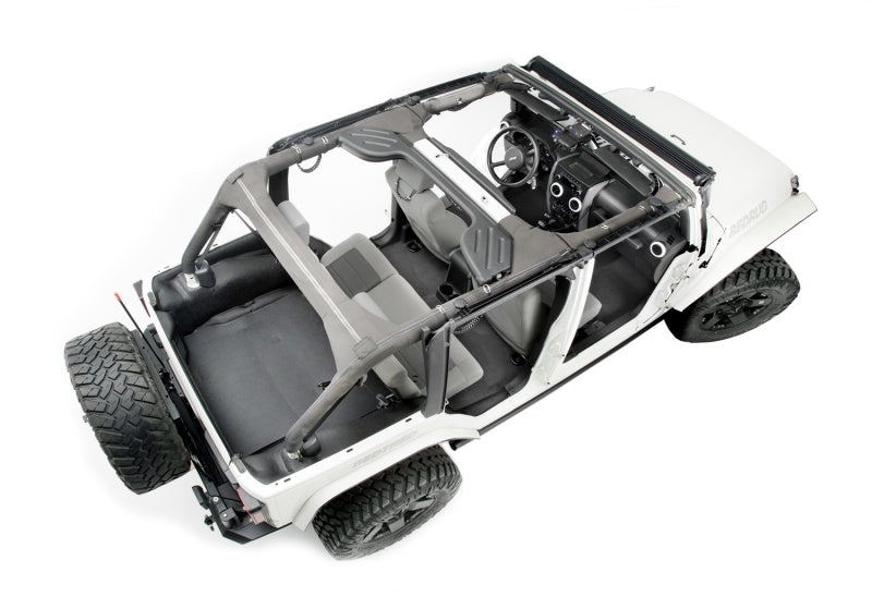 BedRug 11-16 Jeep JK Unlimited 4Dr Rear 5pc BedTred Cargo Kit (Incl Tailgate &amp; Tub Liner) - BTJK11R4