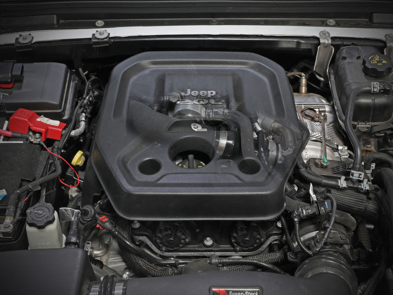 aFe BladeRunner 2 1/2in Intercooler Hot Side Charge Pipe 18-21 Jeep Wrangler JL L4-2.0L (t) - Black - 46-20468-B