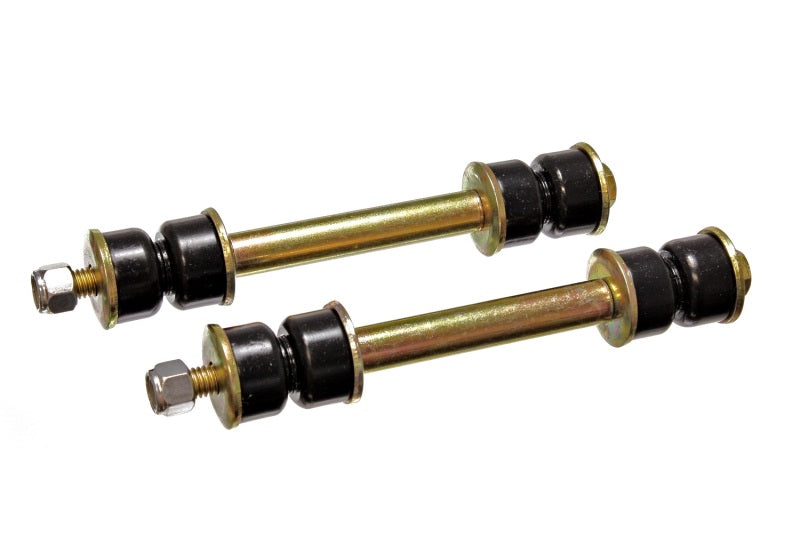 Energy Suspension Universal 3 9/16 Inch Front Black Sway Bar End Links - 9.8124G for 1994-2004 Ford Mustang - front view