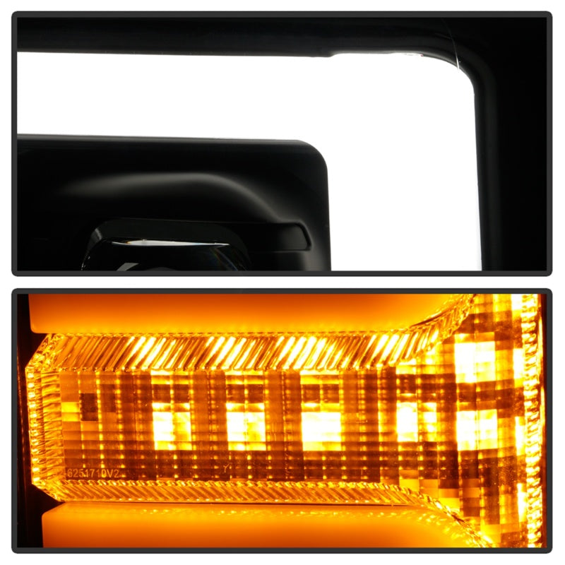 Spyder Ford F-250/F-350/F450 Super Duty 17-18 Projector Headlights Black PRO-YD-FS17-SBSEQ-BK - 5086280