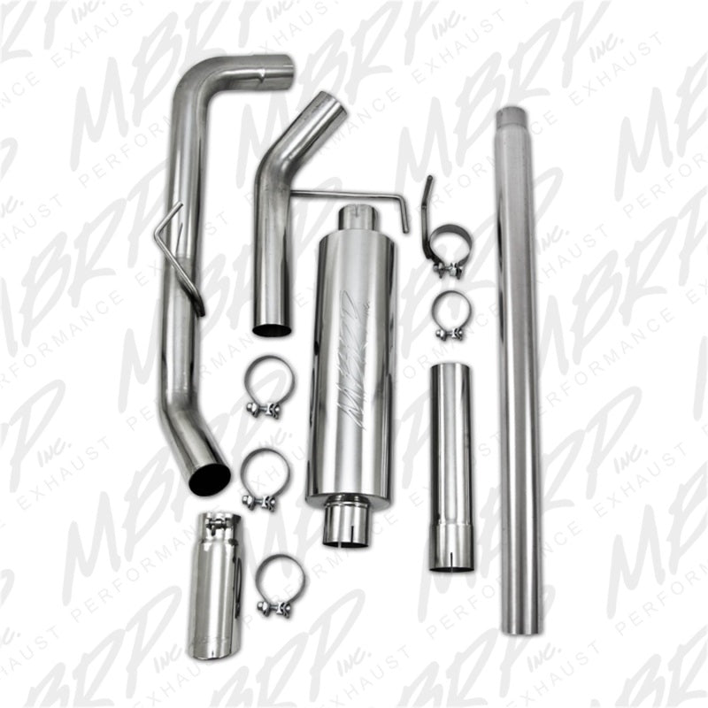 MBRP 2004-2008 Ford F150 EC/CC-SB Cat Back Single Side - S5200409