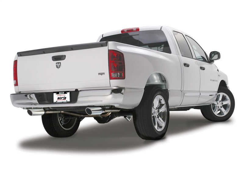 Borla 09-13 Dodge RAM 1500 5.7L CC/SB w/Fact Sngl Exh C/B 3x2.5in Single Round Rolled Split Rear - 140308