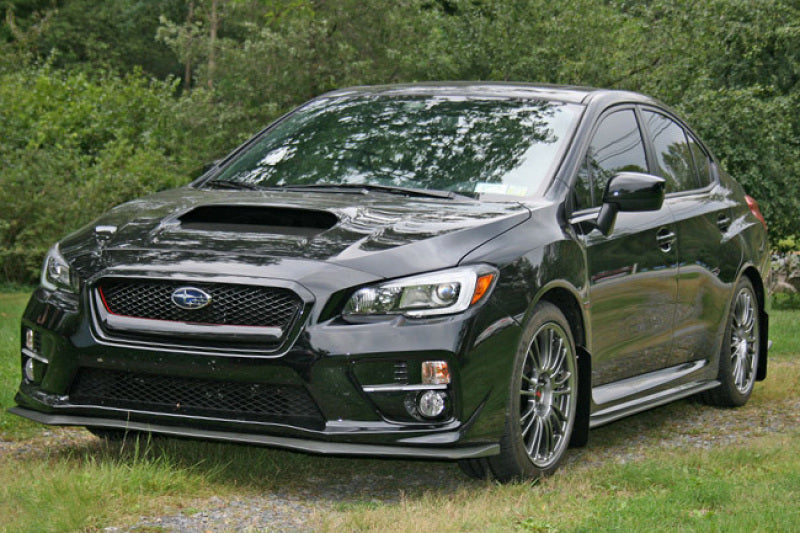 Clearance - Rally Armor 15-21 Subaru WRX/STI (Sedan ONLY) Black UR Mud Flap w/ Light Blue Logo - RALMF32-UR-BLK/LBL