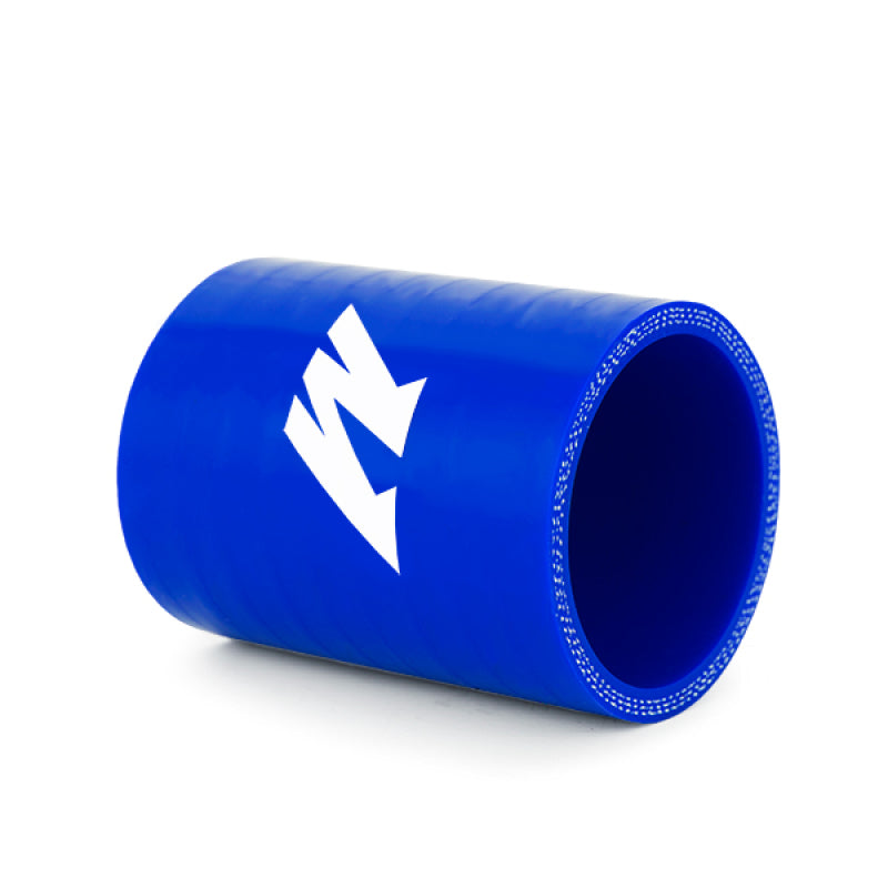Mishimoto 2.0in Straight Coupler - Blue - MMCP-2SBL by Mishimoto - installed view
