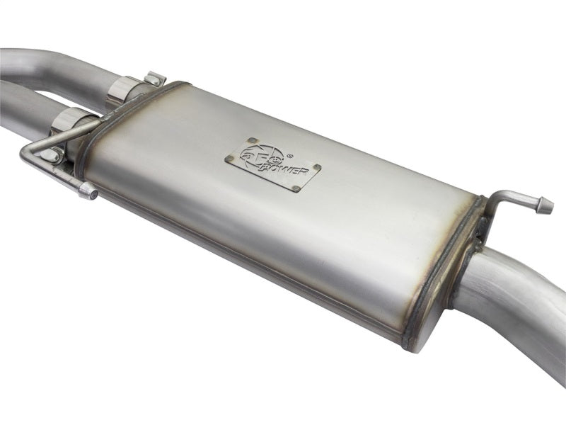 aFe Rebel Exhausts Cat-Back SS Ford F-150 04-08 V8 4.6/5.4L w/ Black Tips - 49-43079-B