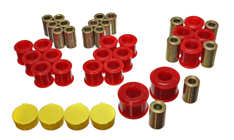 Energy Suspension 90-96 Nissan 300ZX Red Rear Control Arm Bushing Set - 7.3116R