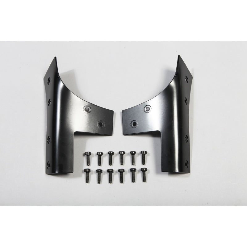 Rugged Ridge 07-18 Jeep Wrangler JK Black Windshield Hinges - 11209.03 for 2007-2018 Jeep Wrangler - angle view