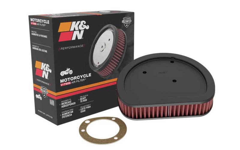 K&N Replacement Air Filter 1.625in H for Harley Davidson - HD-1499