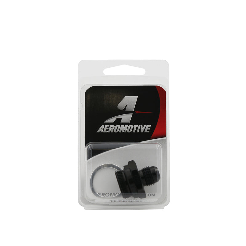 Aeromotive AN-06 Holley Carb 7/8in x 20 Thread Dual Feed Bowl Adapter Fitting - 15201