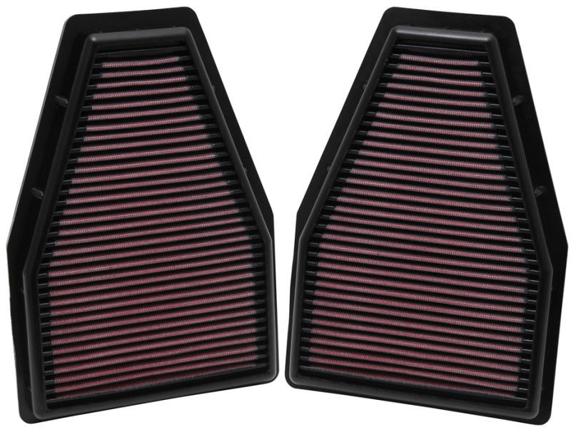 K&amp;N Replacement Air Filter 12-13 Porsche 911 3.4L / 12 911 3.8L / 13 911 3.6L / 13 911 Carrera 3.8L - 33-2484