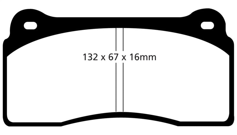 EBC Tesla Model 3/Y Redstuff Front Brake Pads DP31110C